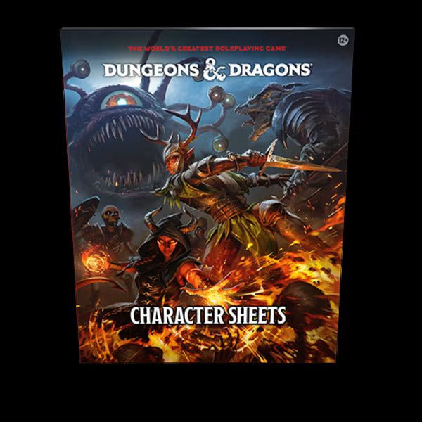 2024 Dungeons & Dragons Character Sheets (Preorder) Tabletop Role Playing Games The Compleat Strategist