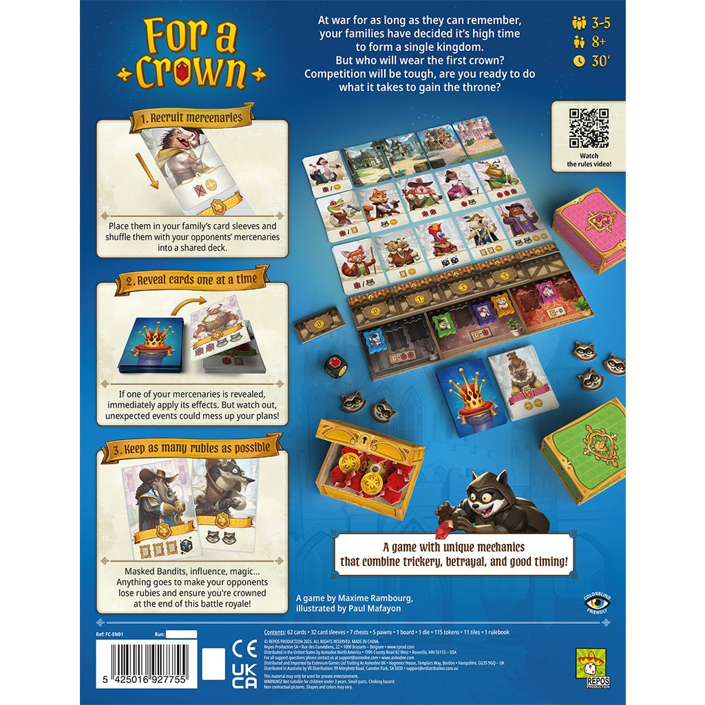 For a Crown (preorder) Board Game The Compleat Strategist