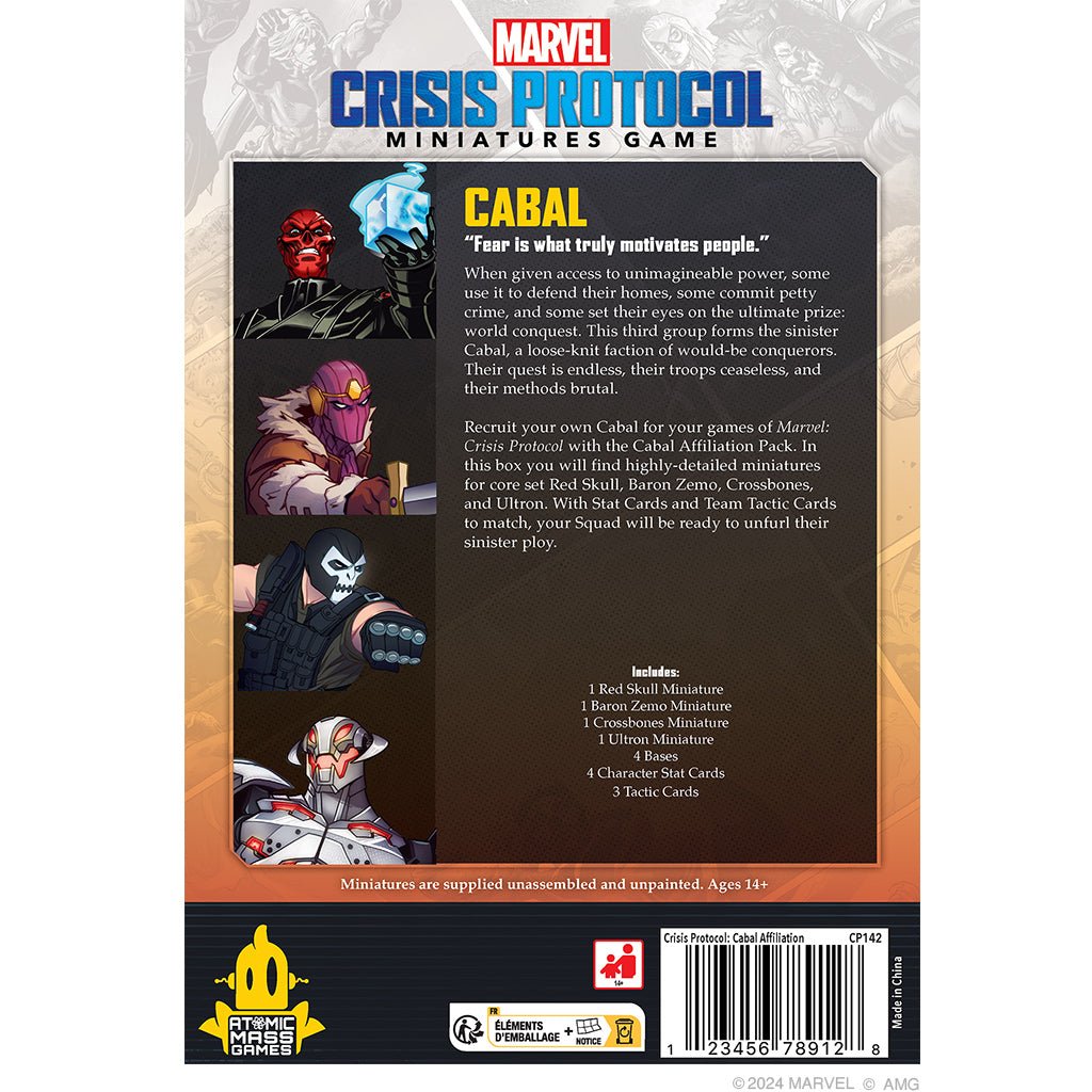Marvel: Crisis Protocol – Cabal Affiliation Pack in Collectible Miniatures Game at The Compleat Strategist