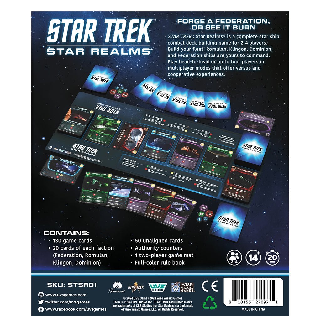 Star Trek Star Realms (Preorder) Board Game The Compleat Strategist