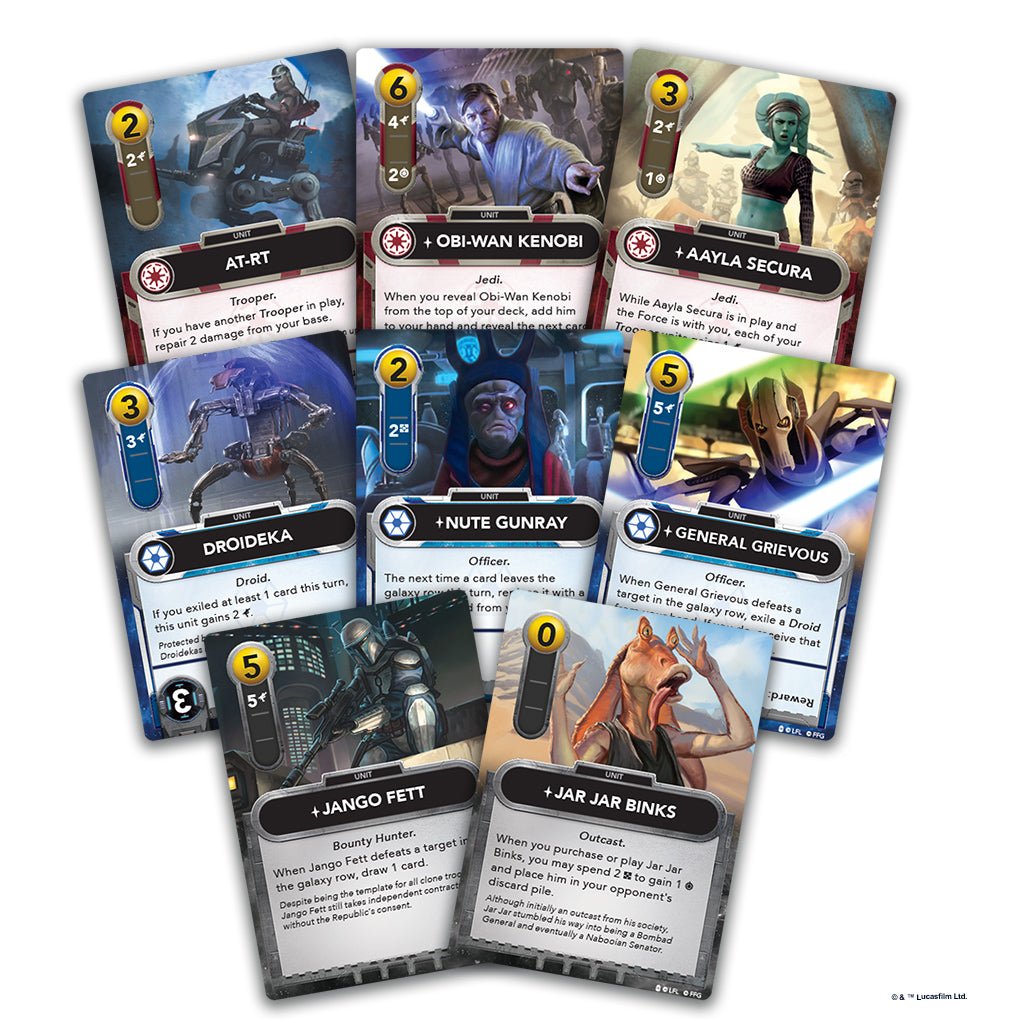 Star Wars: The Deckbuilding Game – Clone Wars (Preorder) Collectible Card Games The Compleat Strategist