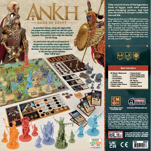 Ankh Gods of popular Egypt board game