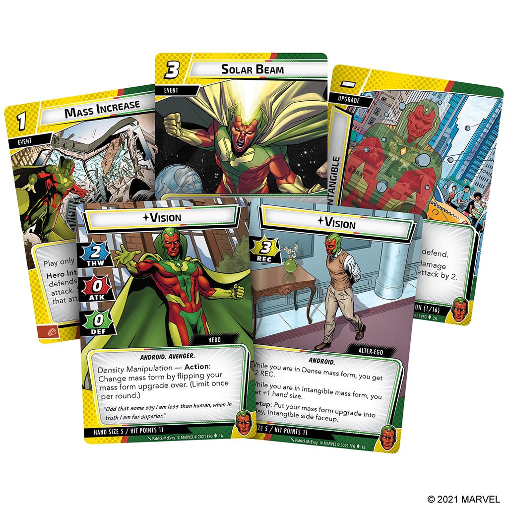 Marvel Champions: Vision Hero Pack Card Games The Compleat Strategist