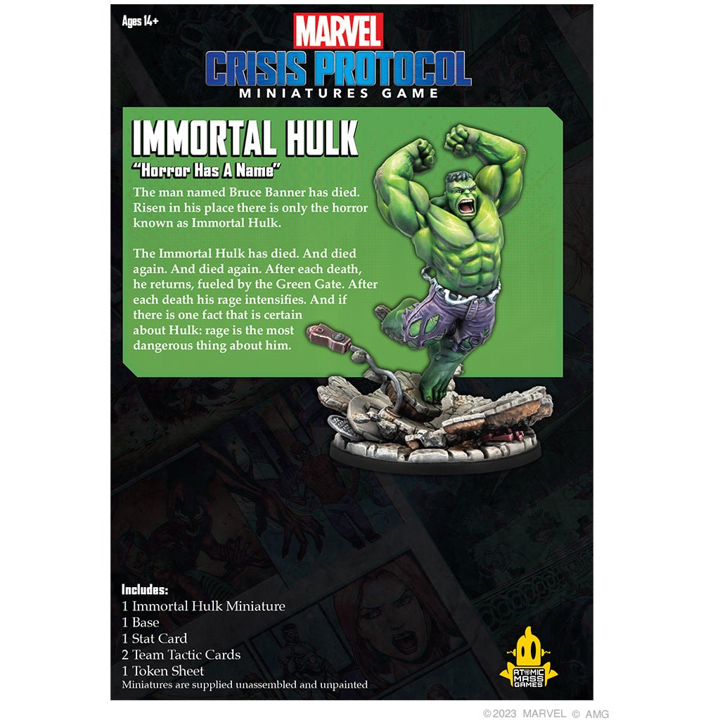 Marvel: Crisis Protocol - Immortal Hulk in Collectible Miniatures Games at The Compleat Strategist