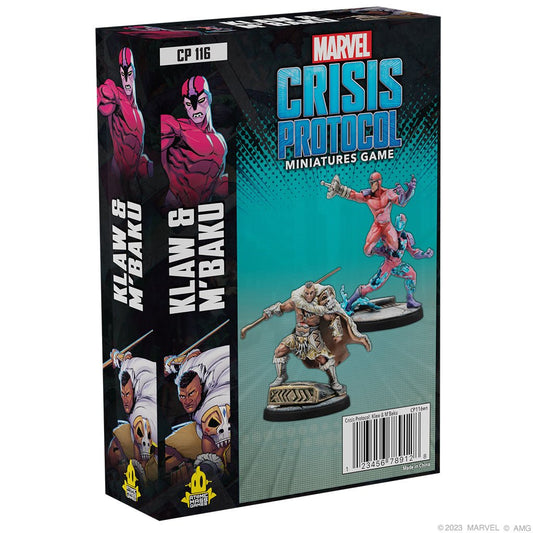 Marvel: Crisis Protocol - Klaw & M'Baku Collectible Miniatures Game The Compleat Strategist